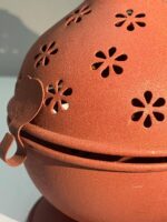 Earthy Craft Terracotta Incense Holder with Lid (Brown) - Image 3